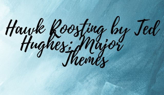 themes in Hawk Roosting by Ted Hughes