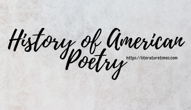 History of American Poetry