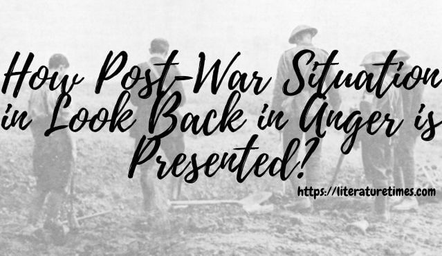 post-war in look back in anger