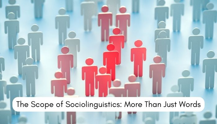 The Scope of Sociolinguistics More Than Just Words